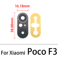 Nowy dla Xiaomi Mi 9 Mi9 Se Mi9 Mi 9T 10T uwaga 10 11 Lite Poco X3 NFC / Poco F3 tylny obiektyw szklany obiektyw z naklejką samoprzylepną 4